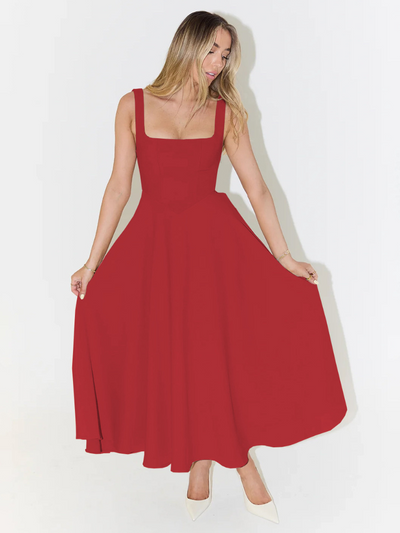 Rowena | Elegantes Kleid in Rot