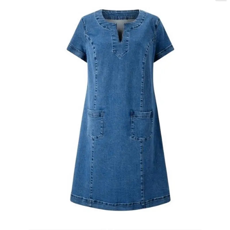 Vionara | Weiches Denimkleid