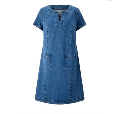 Vionara | Weiches Denimkleid