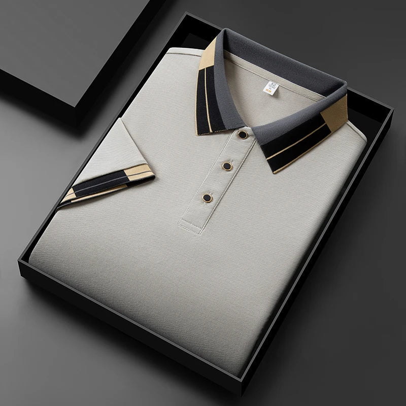 Corbinian | Polo mit Kontrastdetails