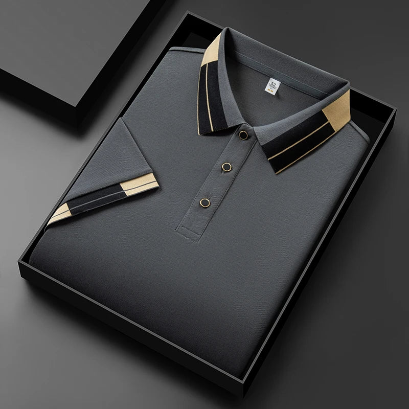 Corbinian | Polo mit Kontrastdetails