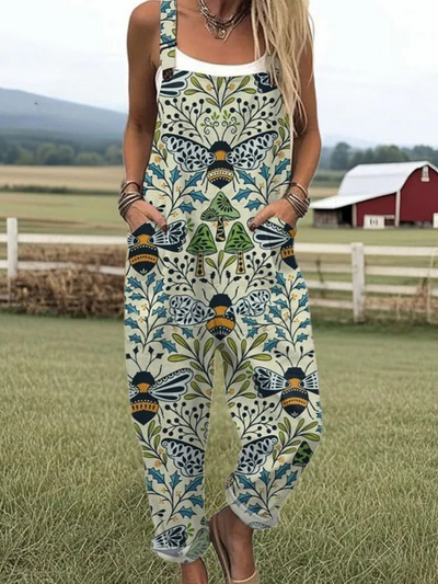 Ivalina | Künstlerischer Stil-Jumpsuit