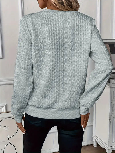 Renhild | Eleganter Pullover mit Reißverschluss