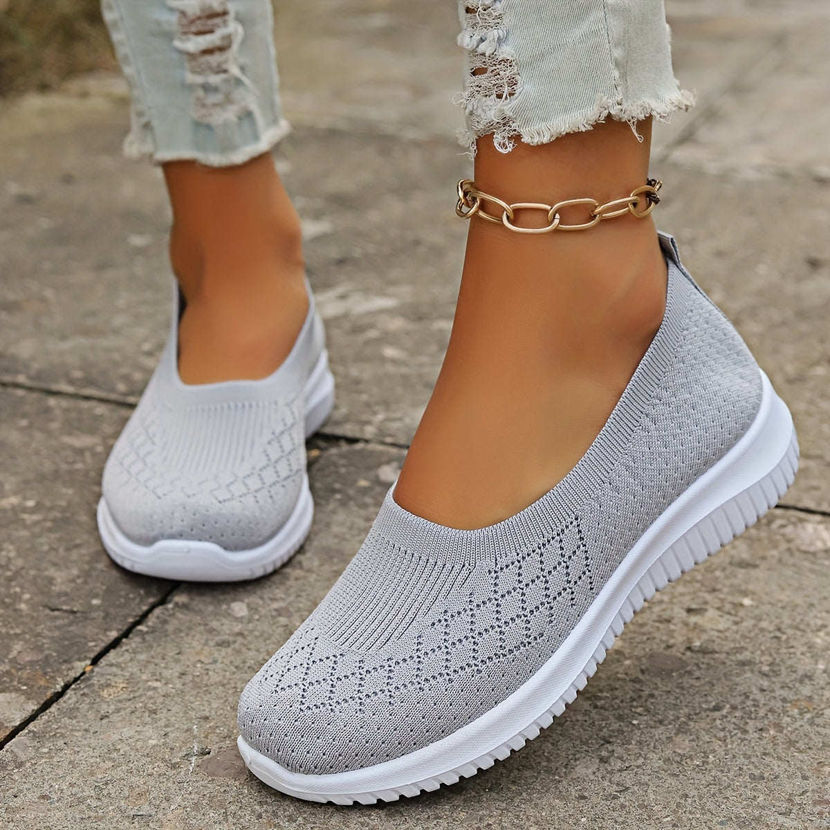 Wiltrud | Atmungsaktive Slip-On Schuhe
