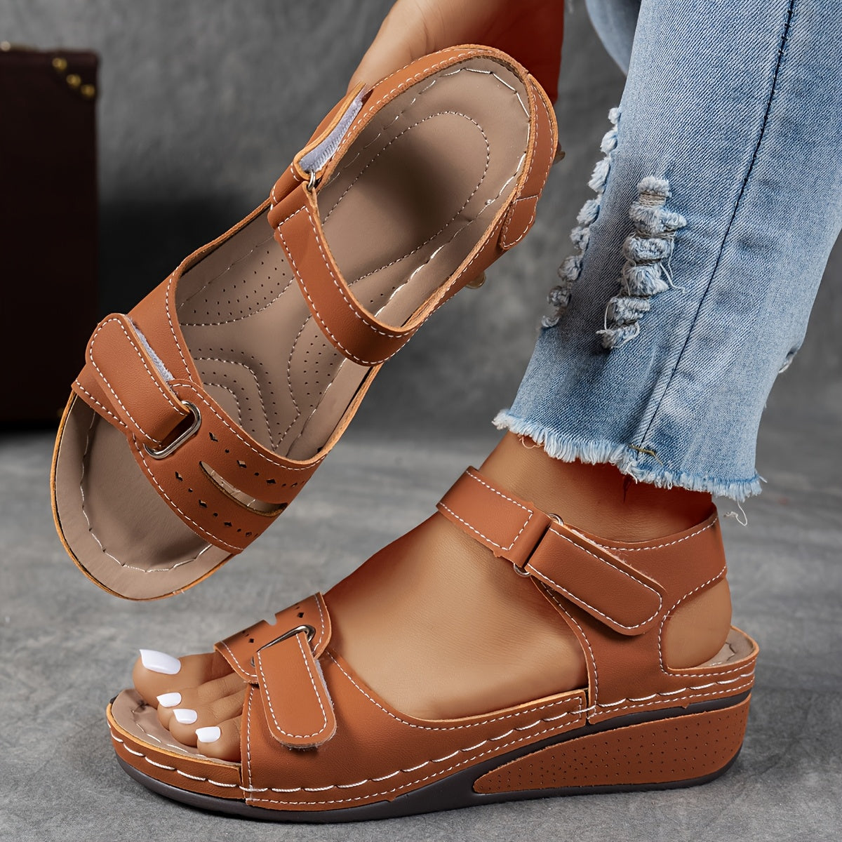 Alwine | Orthopädische Damensandalen