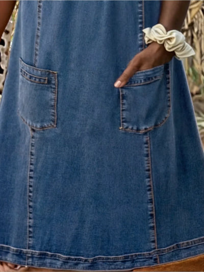 Vionara | Weiches Denimkleid