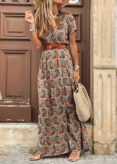 Amelina | Luftiges Boho-Maxikleid