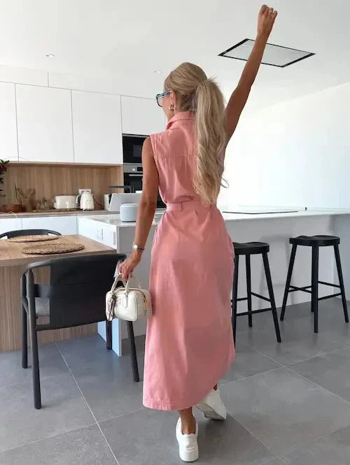 Romina | Maxi-Jeanskleid mit Stil