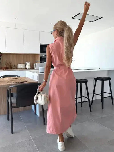 Romina | Maxi-Jeanskleid mit Stil