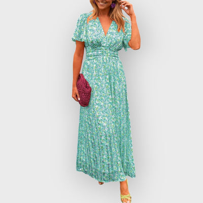 Róisín | Maxi-Kleid mit V-Ausschnitt
