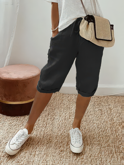 Iduna | Bequeme Shorts mit Umschlag