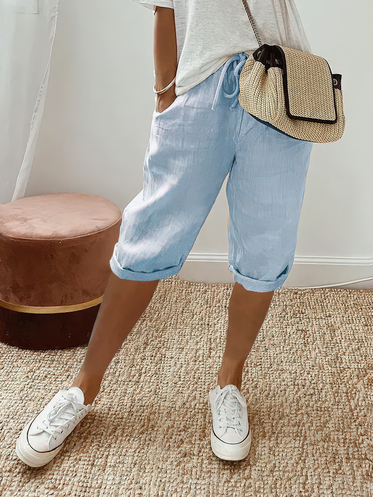 Iduna | Bequeme Shorts mit Umschlag