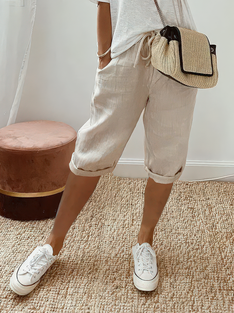 Iduna | Bequeme Shorts mit Umschlag