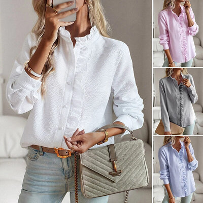 Loretta | Bluse mit Rüschenärmeln