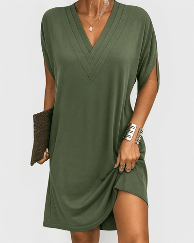 Melantha | Elegantes Figurschmeichelndes Kleid