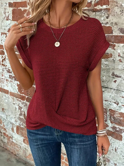 Wibke | Elegante Bluse mit Rundhalsausschnitt