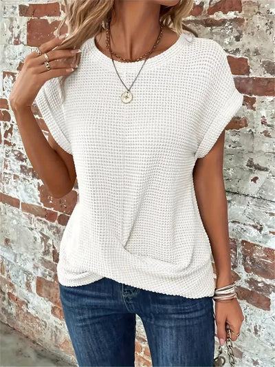 Wibke | Elegante Bluse mit Rundhalsausschnitt