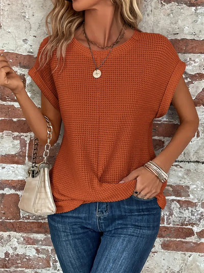 Wibke | Elegante Bluse mit Rundhalsausschnitt
