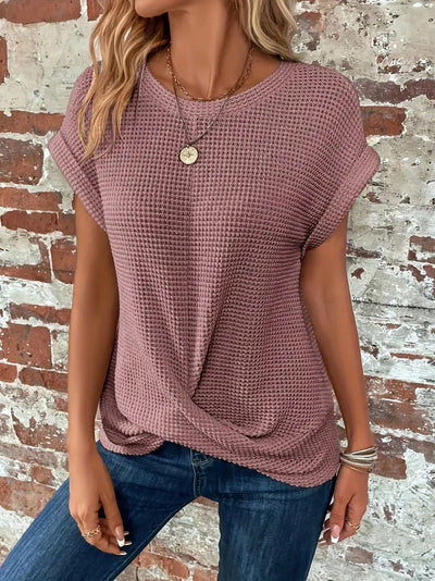 Wibke | Elegante Bluse mit Rundhalsausschnitt