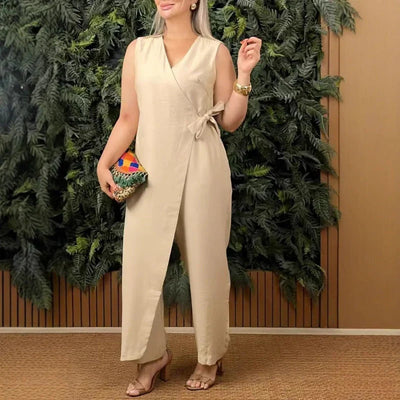 Elisandra | Eleganter Wickel-Jumpsuit