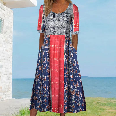 Viviane | Elegantes Boho-Kleid mit Wohlfühlfaktor