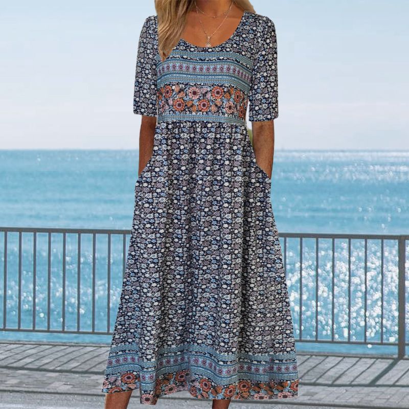 Viviane | Elegantes Boho-Kleid mit Wohlfühlfaktor