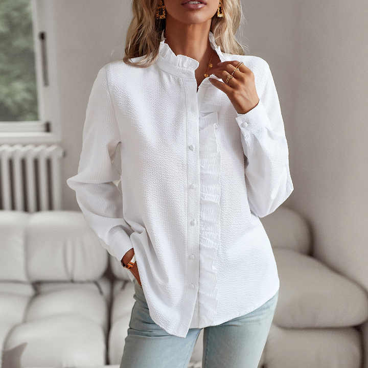 Loretta | Bluse mit Rüschenärmeln